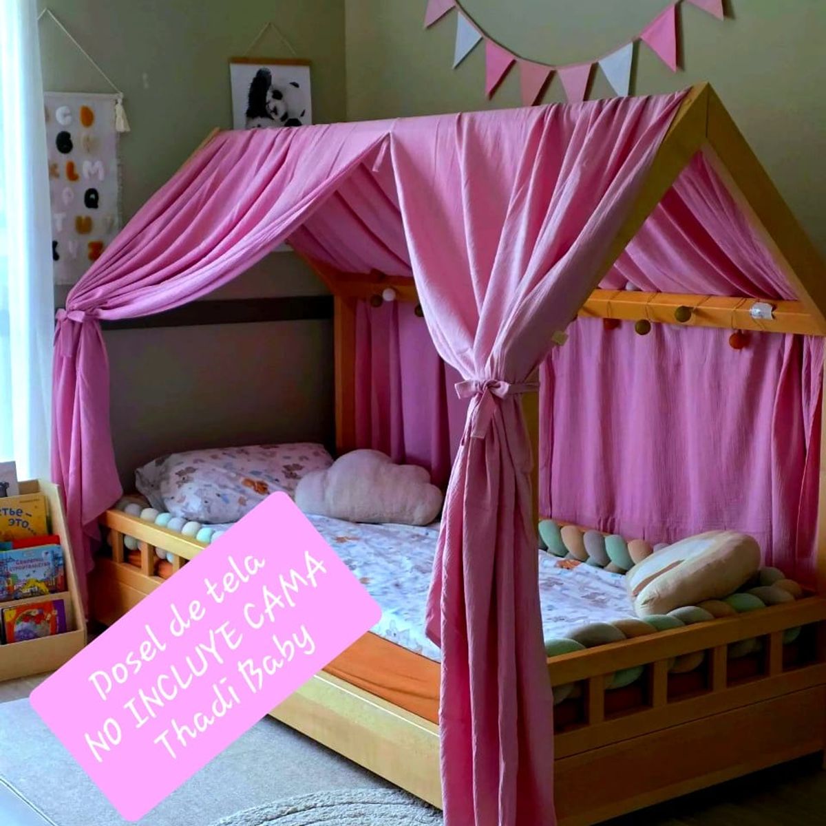 NO INCLUYE CAMA Dosel Casa montessori, marca GENERICO - Foto 2