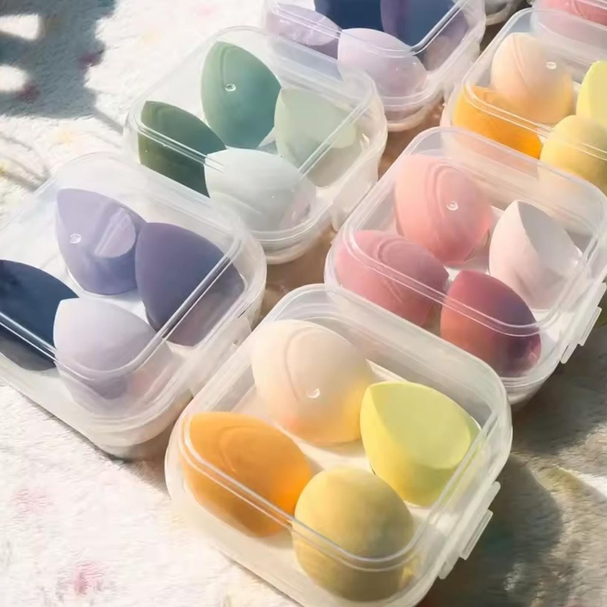 GENERICO - Set de 4 Esponjas de Maquillaje Beauty Blender