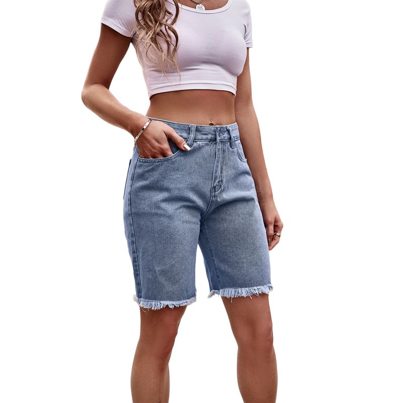 BLWOENS - Shorts Mujer - Azul