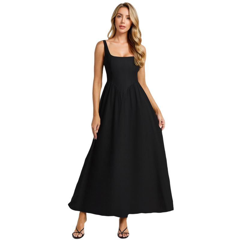 BLWOENS - Vestido de Gala Mujer - Negro