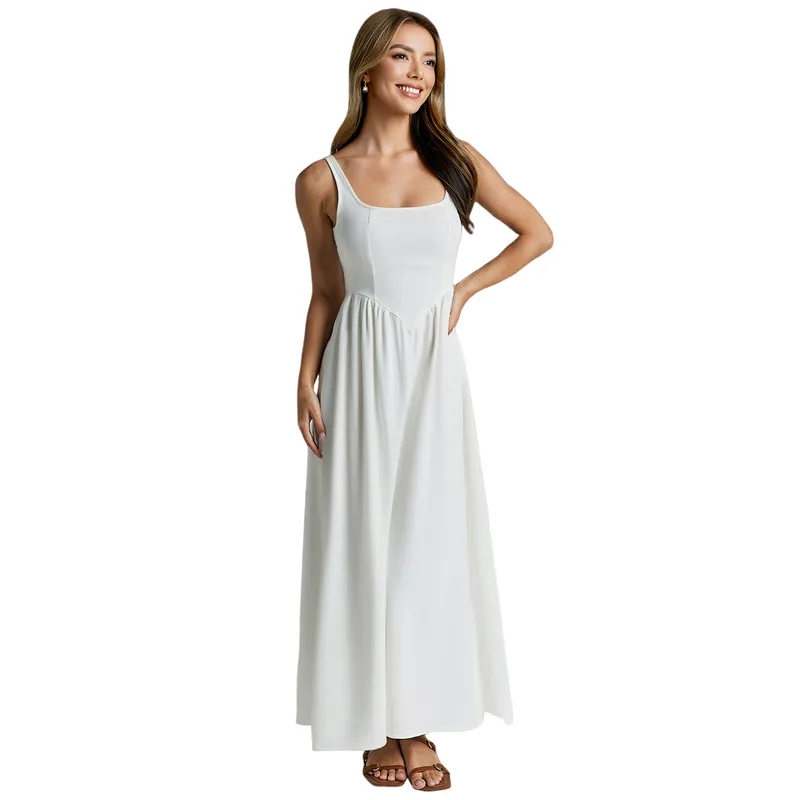 BLWOENS - Vestido de Gala Mujer - Blanco