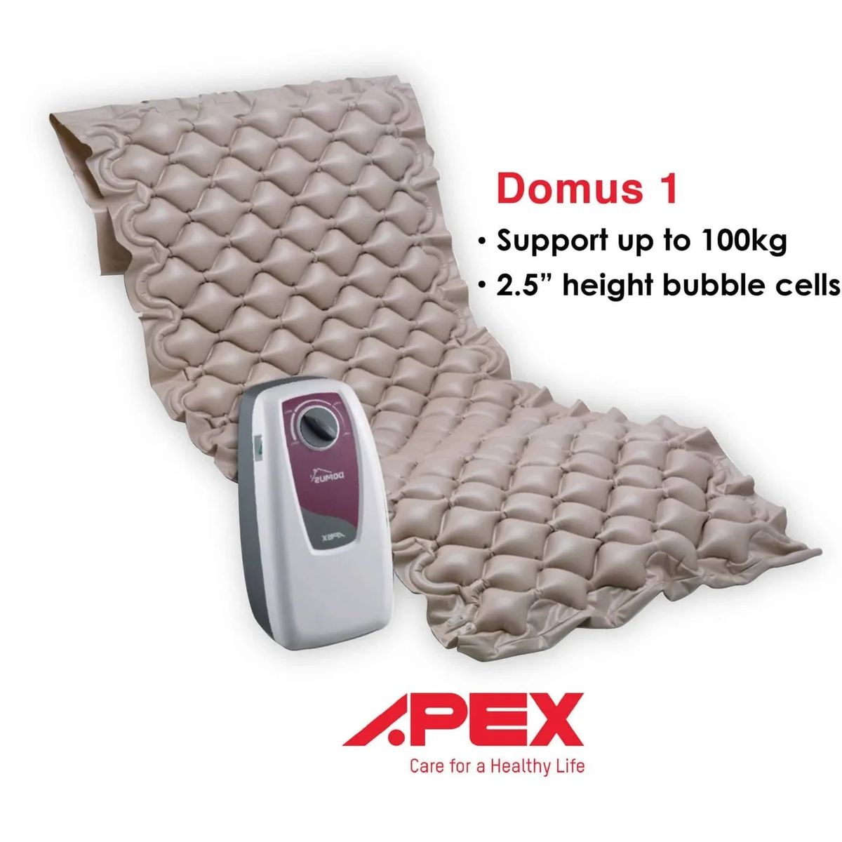 APEX - COLCHON ANTIESCARAS MARCA APEX CON MOTOR MODELO DOMUS1