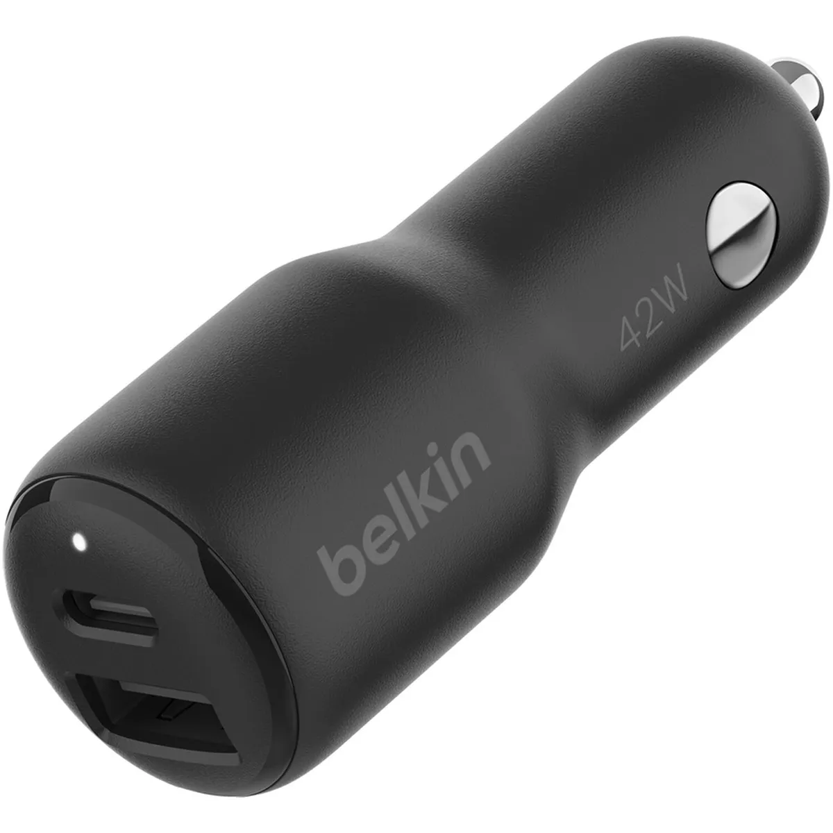 BELKIN - Cargador de Auto 42W Belkin BoostCharge USB-C + USB-A - CCB005BTBK