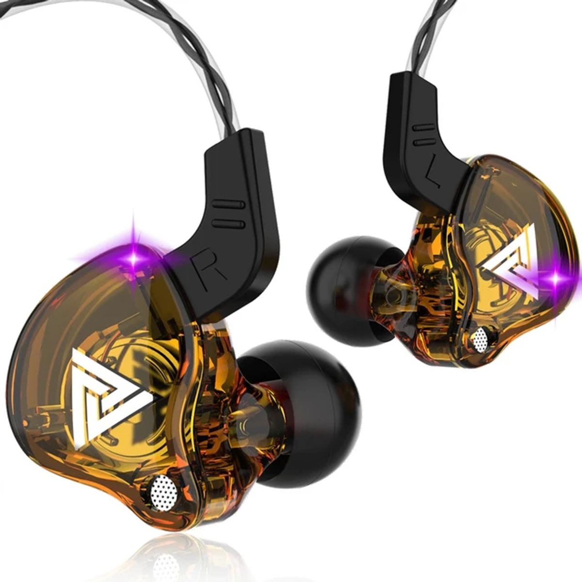 QKZ - QKZ- AK6 con cable de 35mm HiFi para música correr deporte juegos