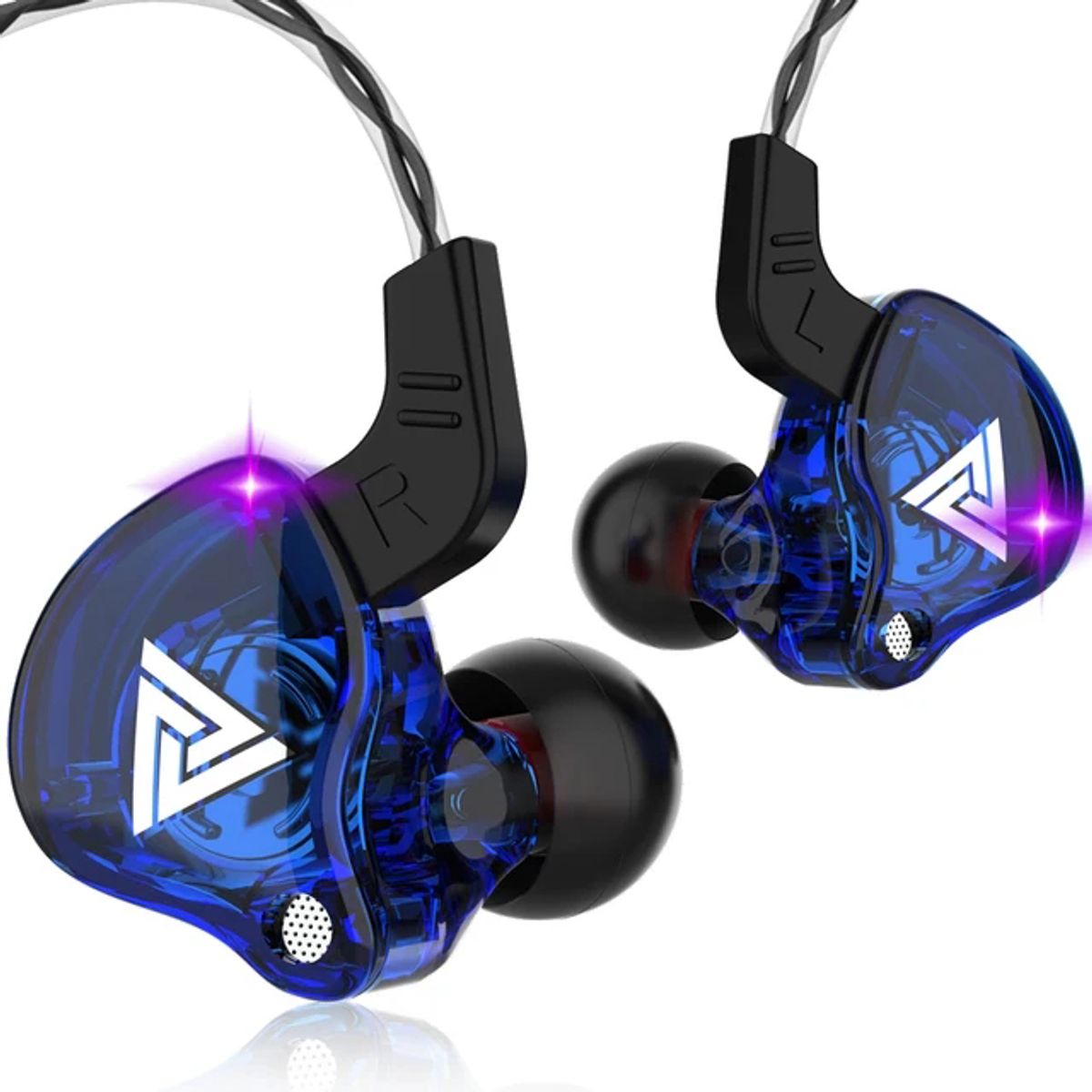 QKZ - QKZ- AK6 con cable de 35mm HiFi para música correr deporte juegos