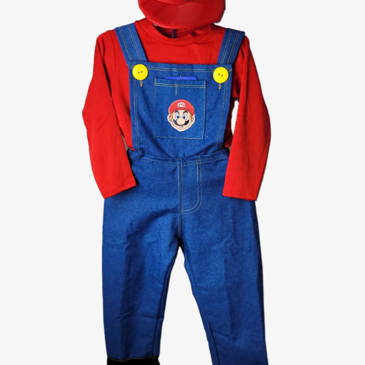 GENERICO - DISFRAZ ENTERIZO PARA NIÑOS MARIO JEANS DE HALLOWEEN