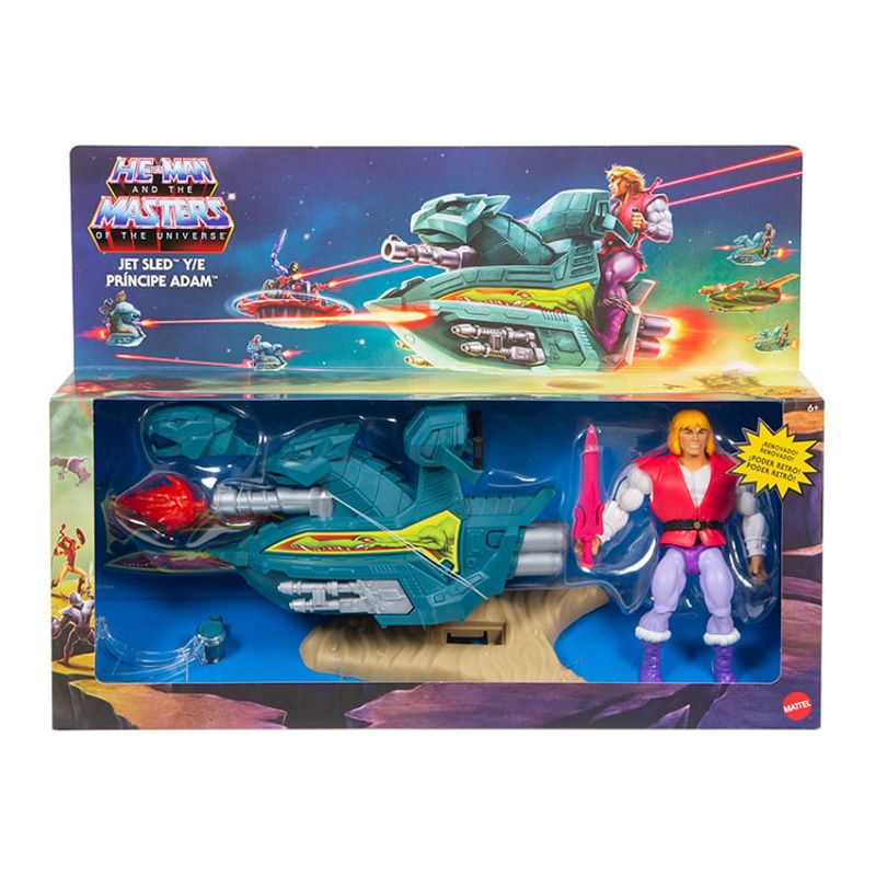 GENERICO - MOTU VEHICULO MASTERS OF THE UNIVERSE JET SLED PRINCIPE ADAM