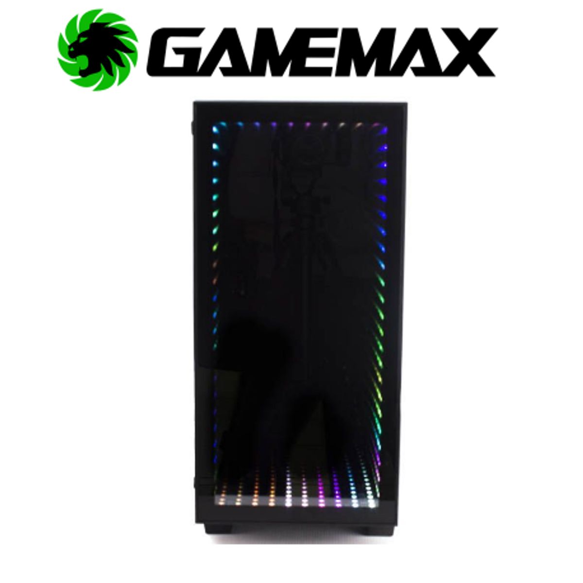 GAMEMAX - Case gamer con Banda RGB frontal MINI ABYSS GAMEMAX