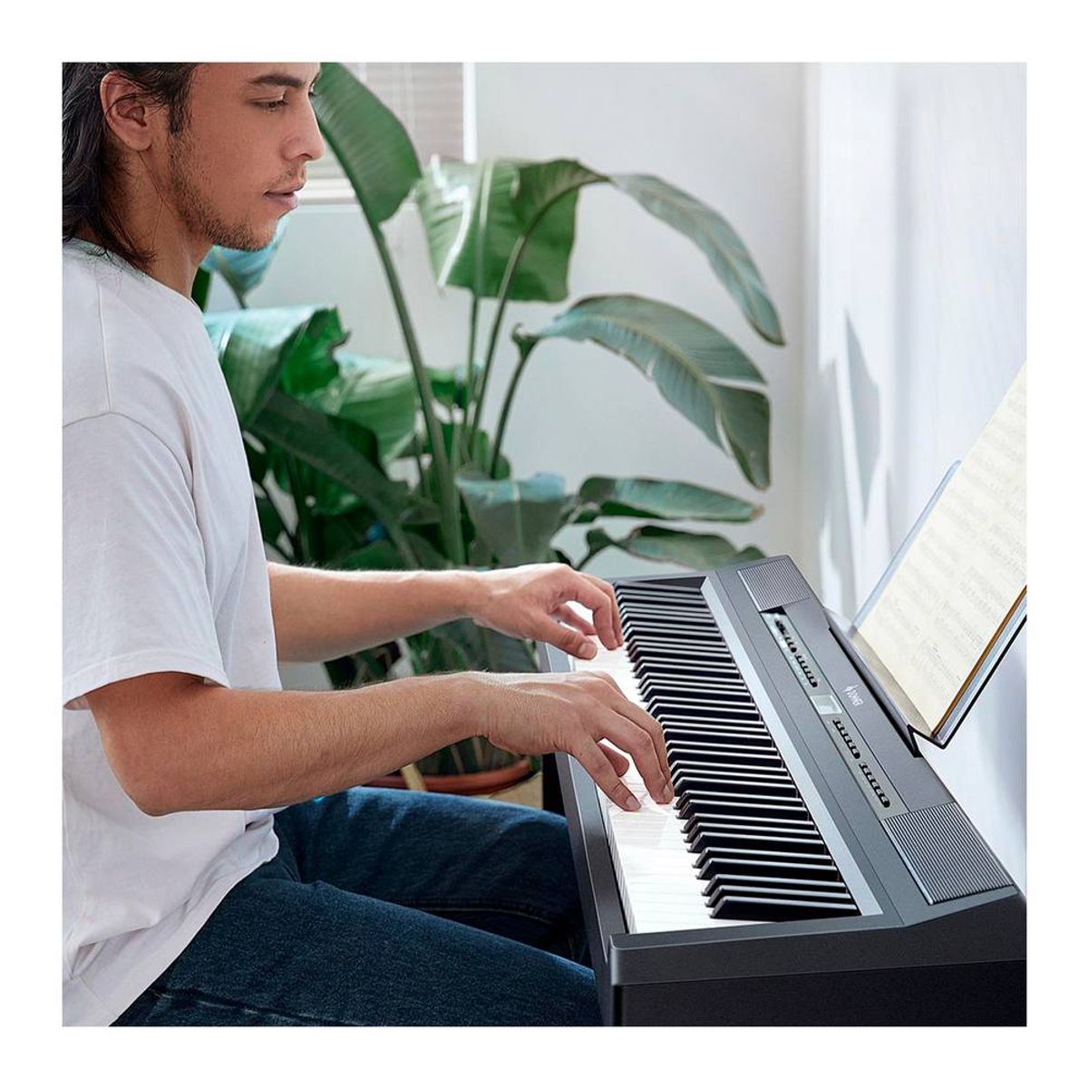 DONNER - Piano Digital Con Mueble 88 Teclas Dep-20 color Negro