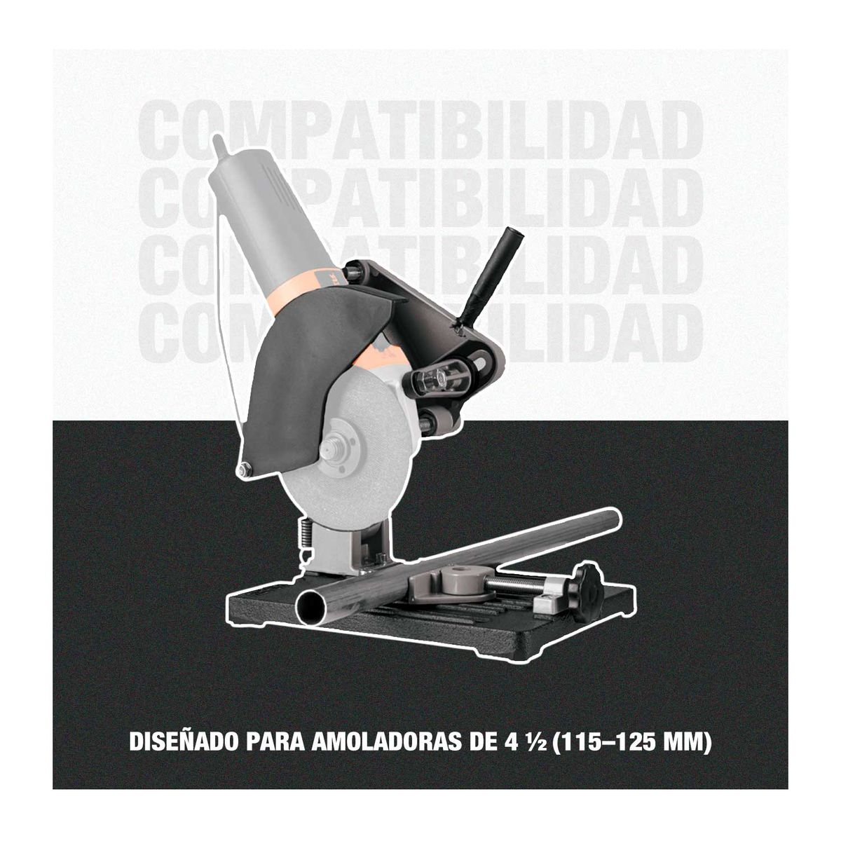 GENERICO - Soporte Para Amoladora 4 1/2' 115mm Corte Preciso - Ju-44