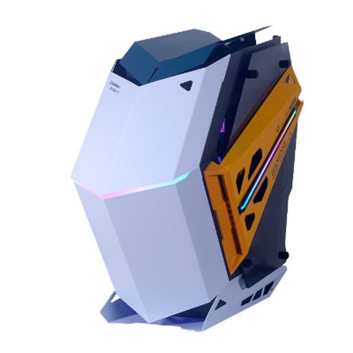 GAMEMAX - Case gamer AUTOBOT-2 Sin fuente con Luces RGB GAMEMAX