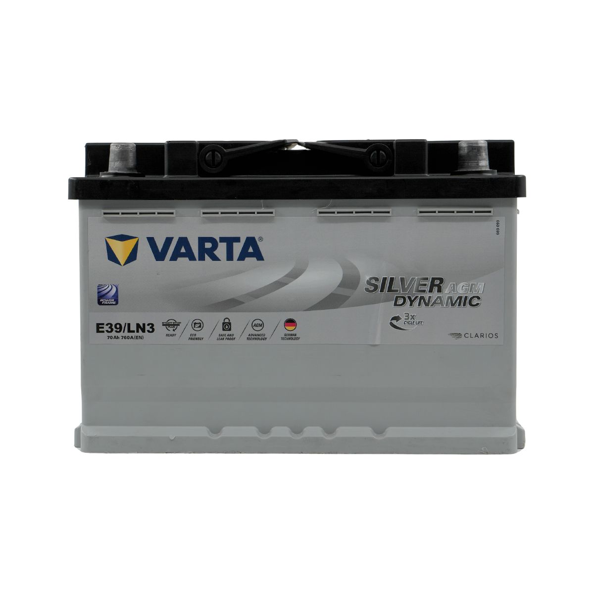 CAPSA - Batería Auto Varta AGM LN3 E39LN3 15 Placas 70Ah/760A