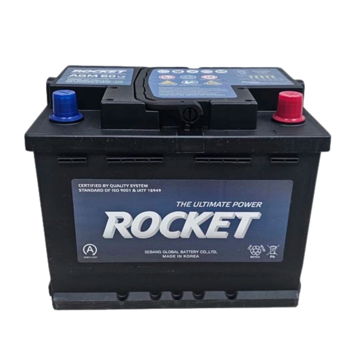 ROCKET - Batería Auto Rocket AGM LN2 (L2) 13 Placas 60Ah/640A