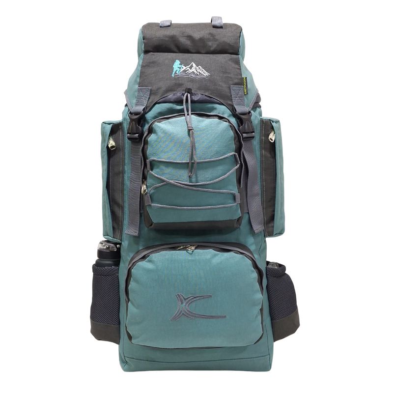 KENGAR - MOCHILA DE CAMPING N4 - KENGAR - VERDE JADE-GRIS