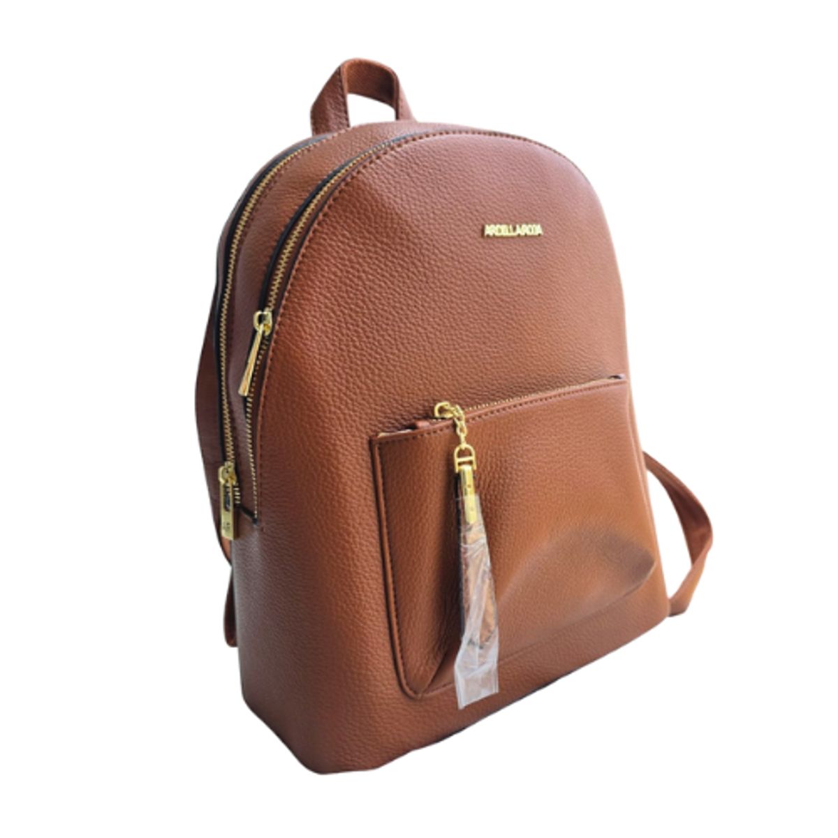 GENERICO - MOCHILA A4 DE CUERO PU