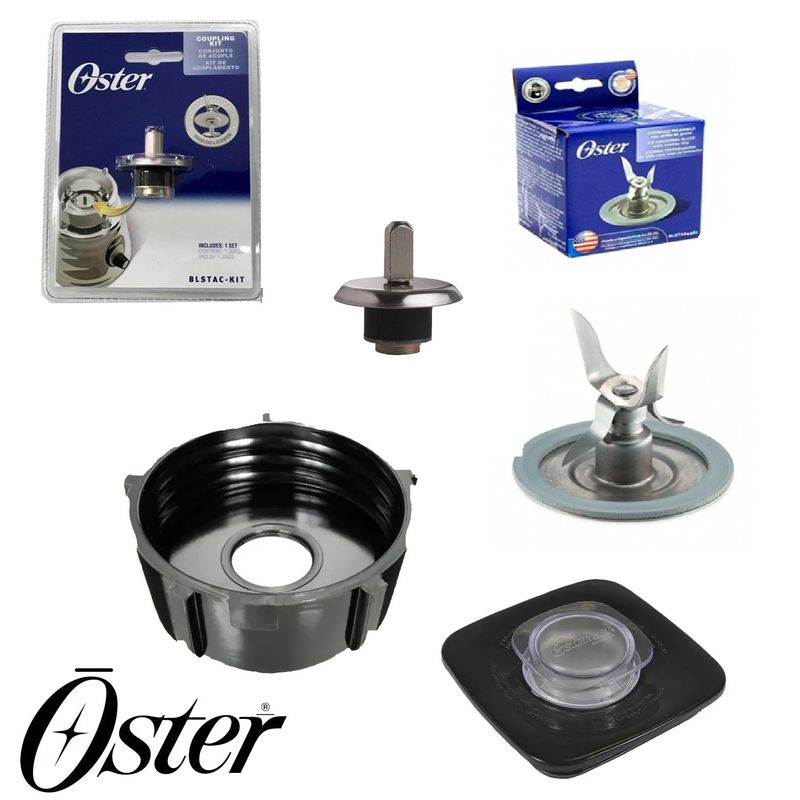 OSTER - Kit de accesorios Cuchilla Kit de Acople Base Tapa
