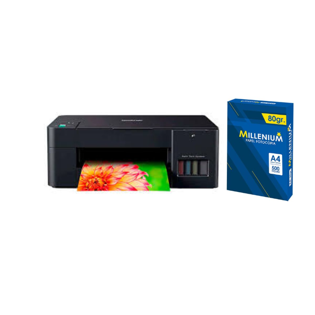 Brother - Impresora Multifuncional Brother DCP-T220 USB + paquete de Hojas Bond