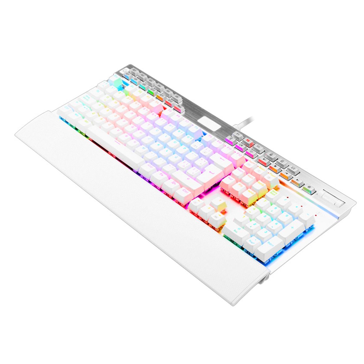 REDRAGON - Teclado Mecánico Redragon K550 Yama White RGB Español España