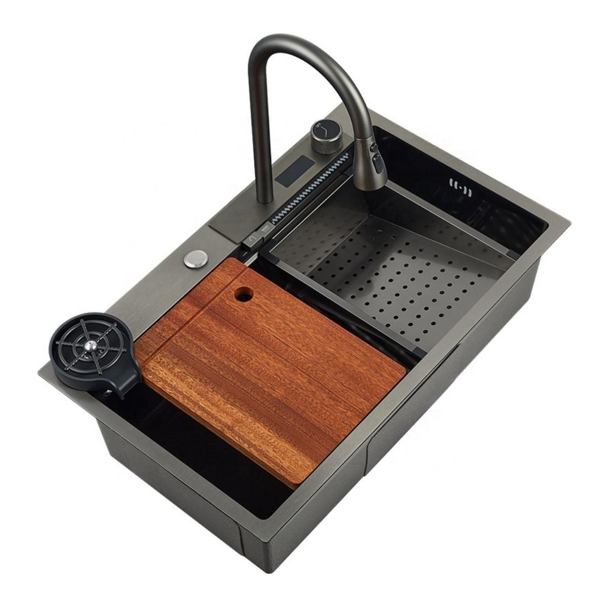 ALFA - Lavadero De Cocina Acero Inox Smart Premium Multifuncional Alfa AFL-555