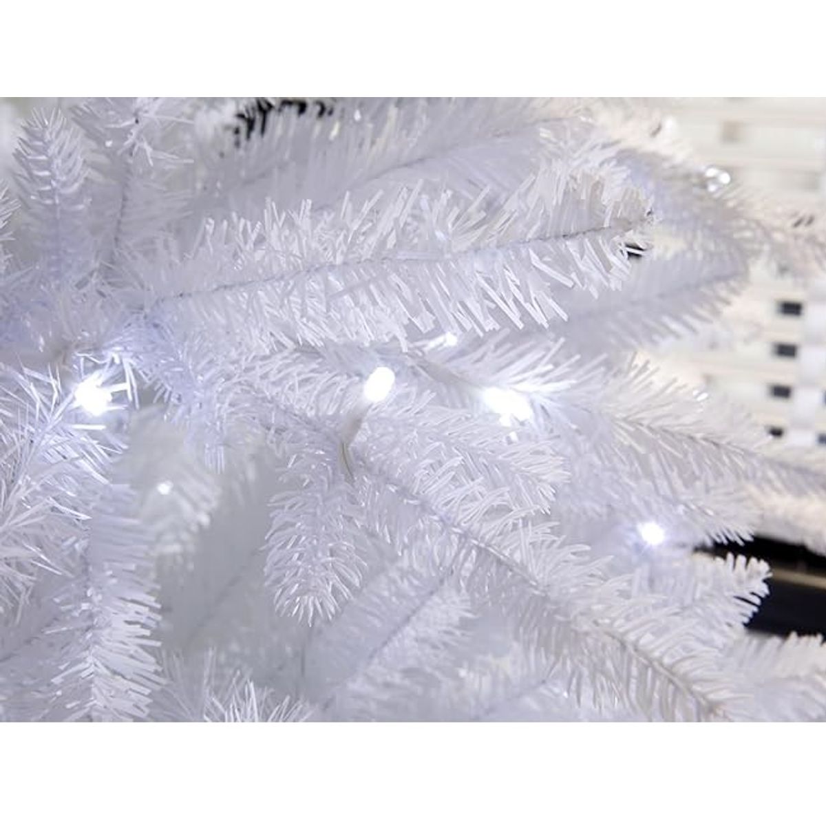 GENERICO - Árbol de navidad blanco coposo