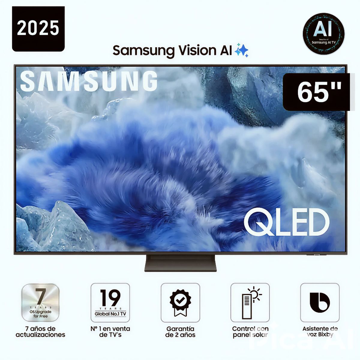 SAMSUNG - Televisor Samsung 65" QLED Q8F Vision Ai Smart Tv 2025
