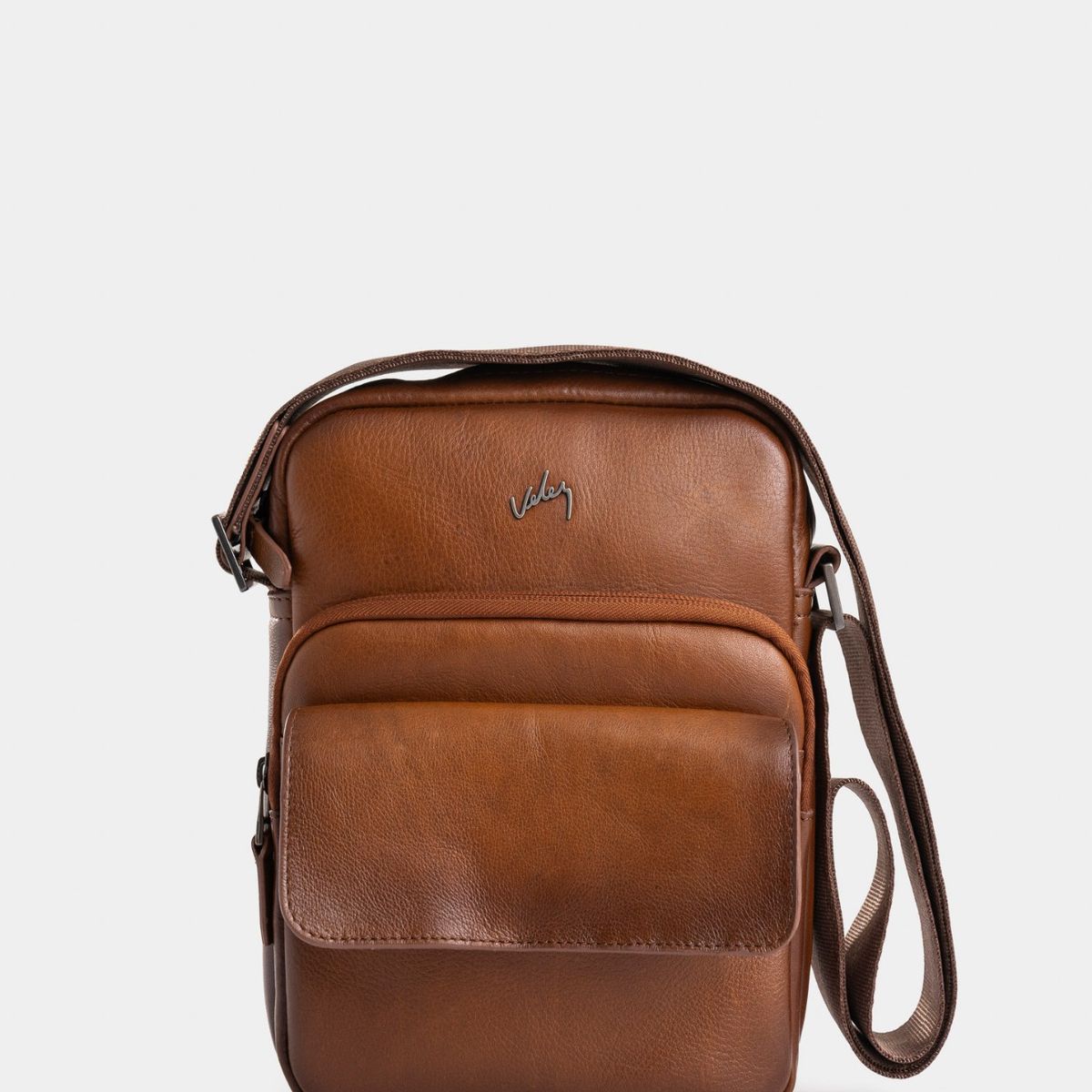 VELEZ - Vélez Manos Libres Alava 3 Cuero Y Lona Hombre Vertical Miel