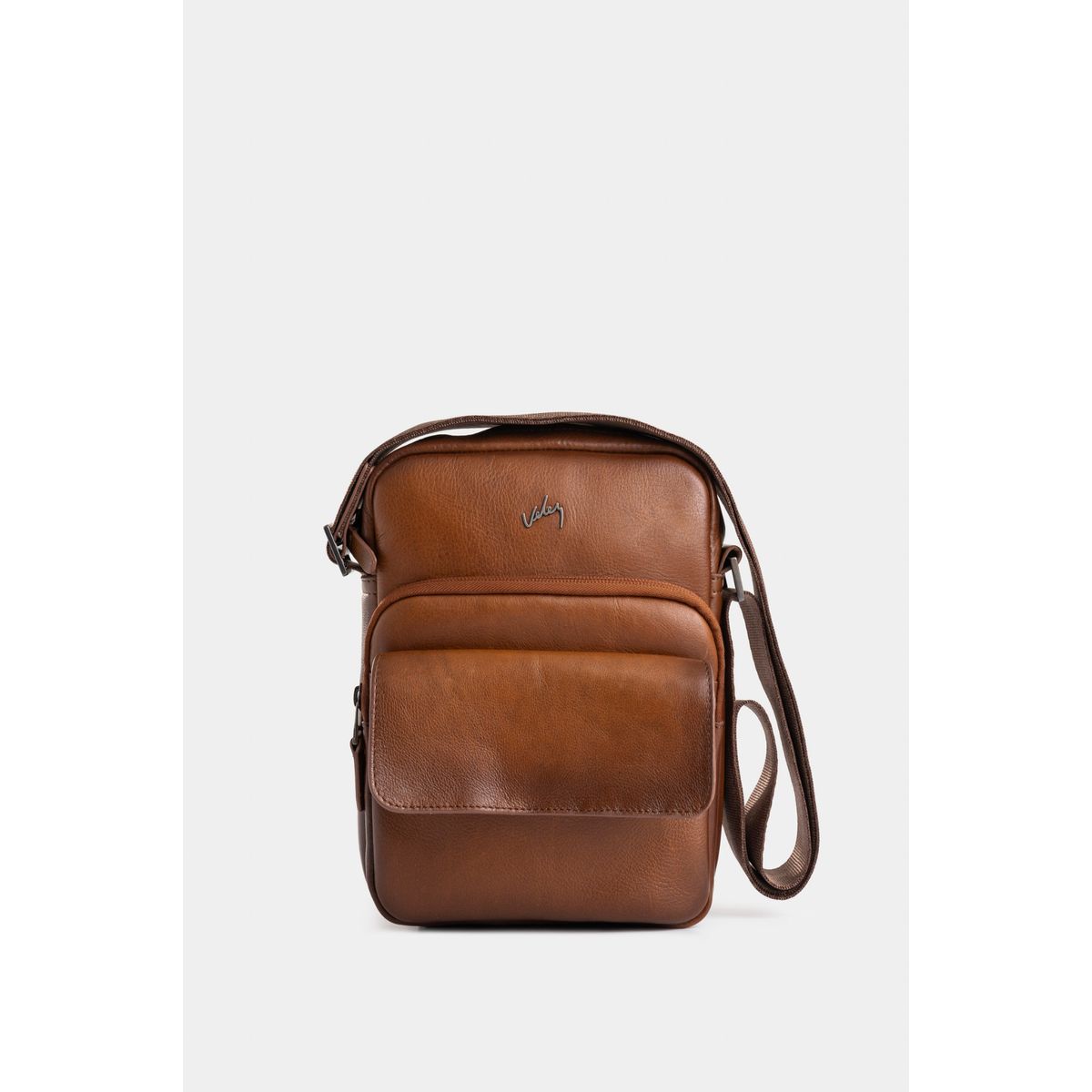 VELEZ - Vélez Manos Libres Alava 3 Cuero Y Lona Hombre Vertical Miel