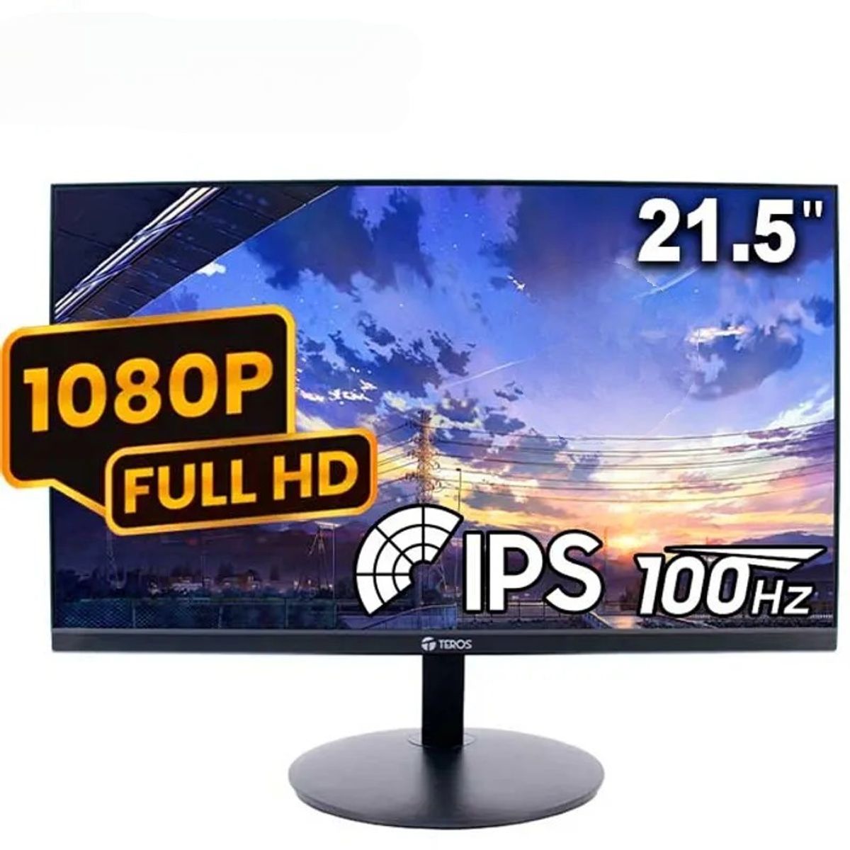 TEROS - Monitor GAMER TEROS 2130C 215 100HZ 5MS IPS FULL HD HDMI VGA VESA