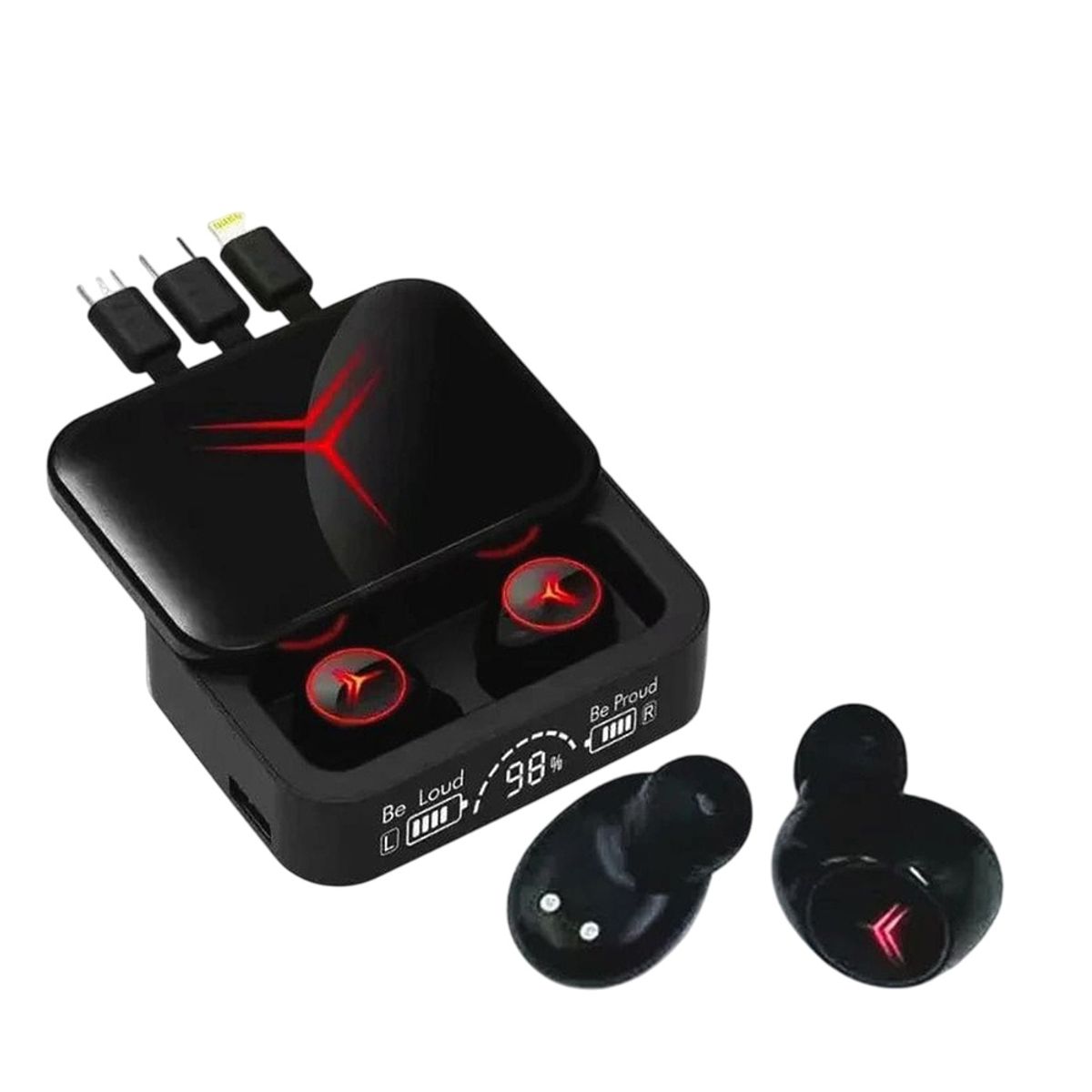 GENERICO - Audífonos Bluetooth M88 Plus + Mochila Urbana Porta Laptop Negro