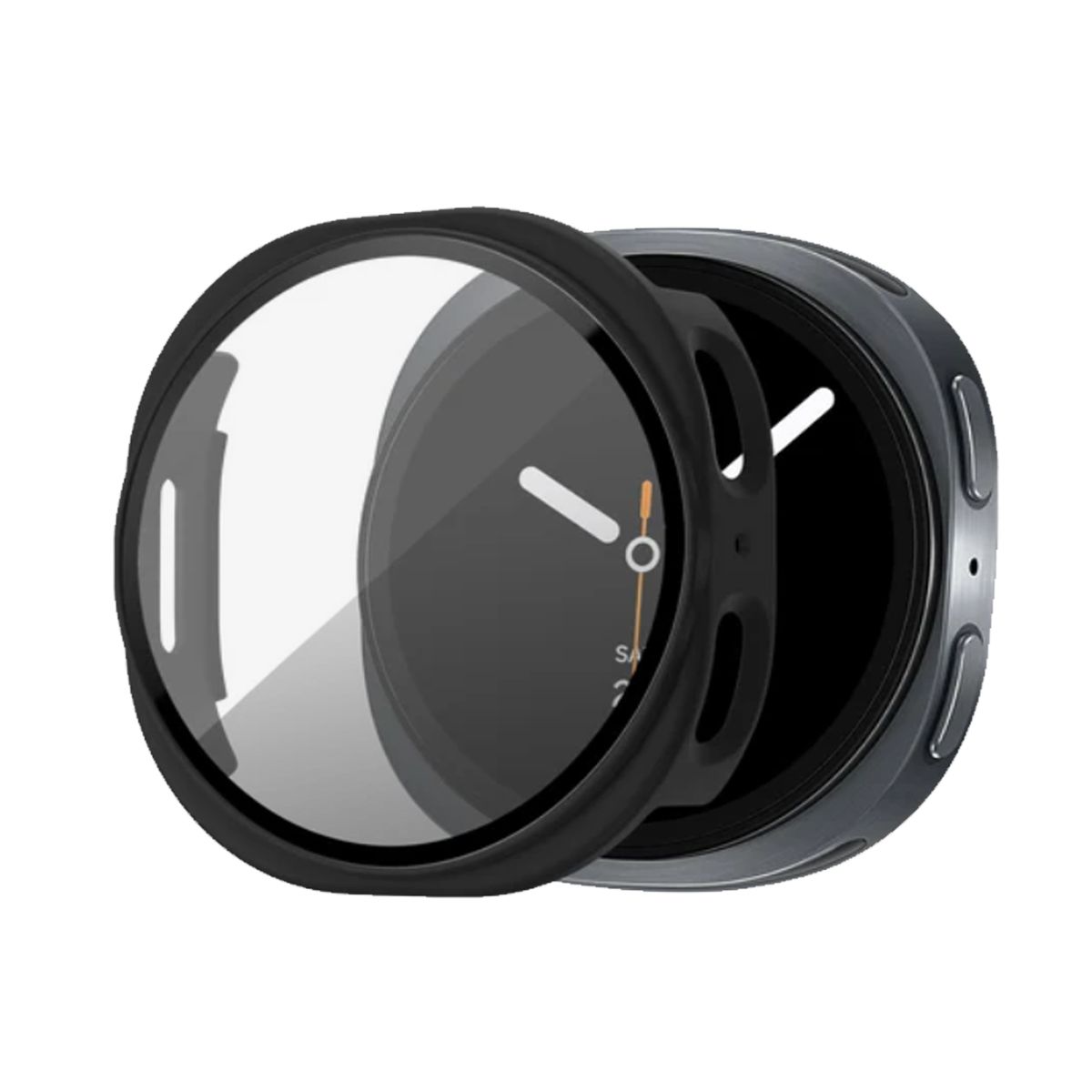 GENERICO - Bumper Case para Samsung Galaxy Watch 8 40mm Negro