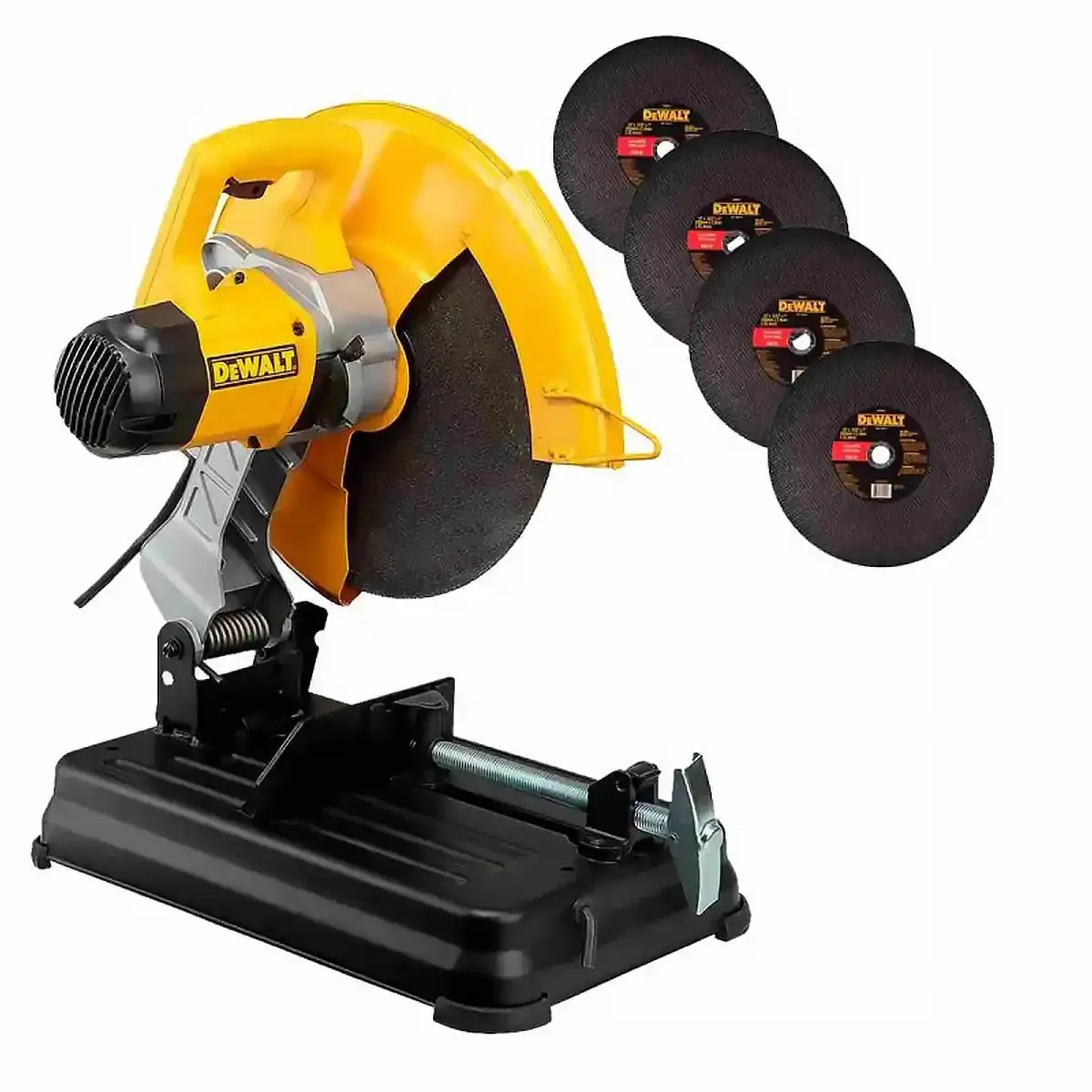 DEWALT - Tronzadora de Metales 14″ 2300W + 4 Discos