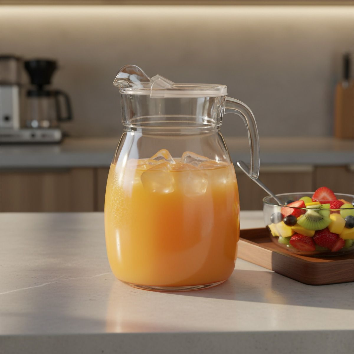 PASABAHCE - Jarra Niagara 2.5 L con Tapa Pasabahce Resistente Agua Caliente