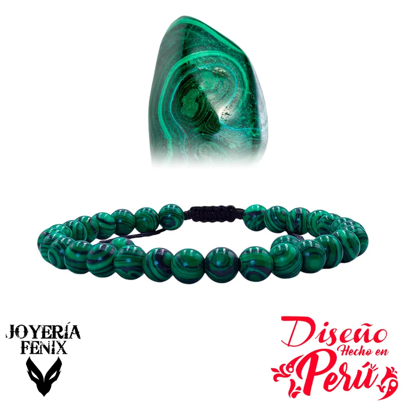JOYERIA FENIX - Pulsera Piedras Naturales Ajustable 6mm - Joyería Fénix