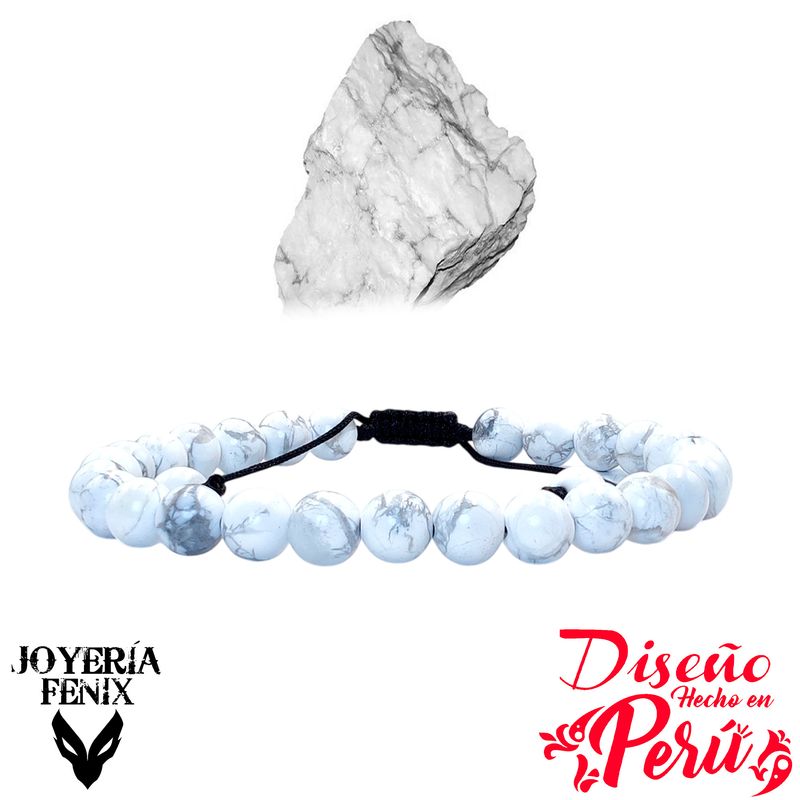 JOYERIA FENIX - Pulsera Piedras Naturales Ajustable 6mm - Joyería Fénix