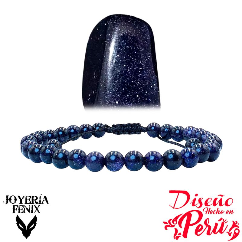 JOYERIA FENIX - Pulsera Piedras Naturales Ajustable 6mm - Joyería Fénix