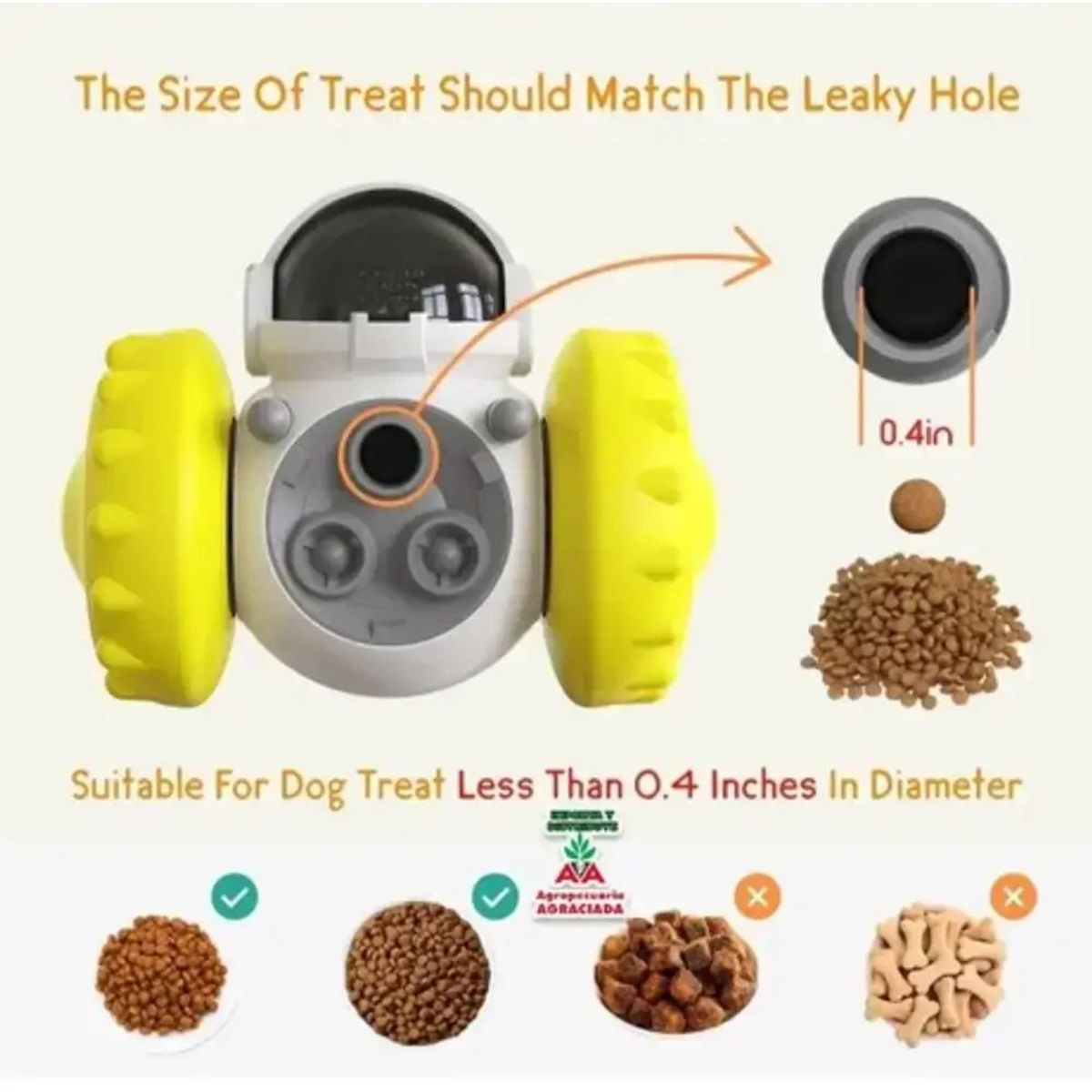 GENERICO - Juguete para perro Robot Balancín De Comida
