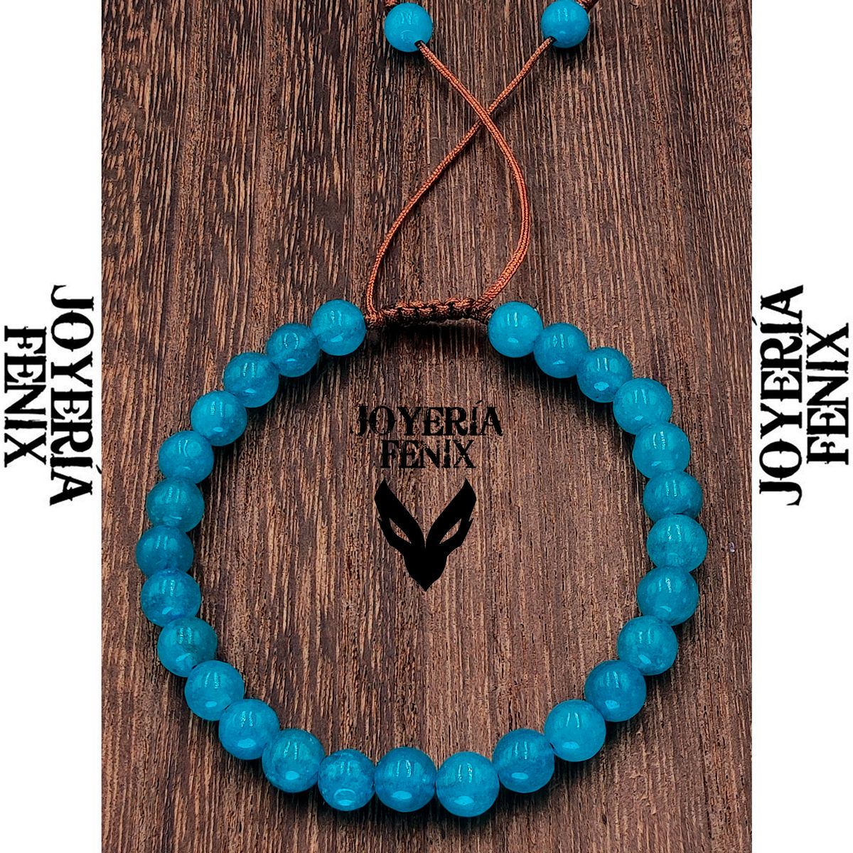 JOYERIA FENIX - Pulsera Piedras Naturales Ajustable 6mm - Joyería Fénix