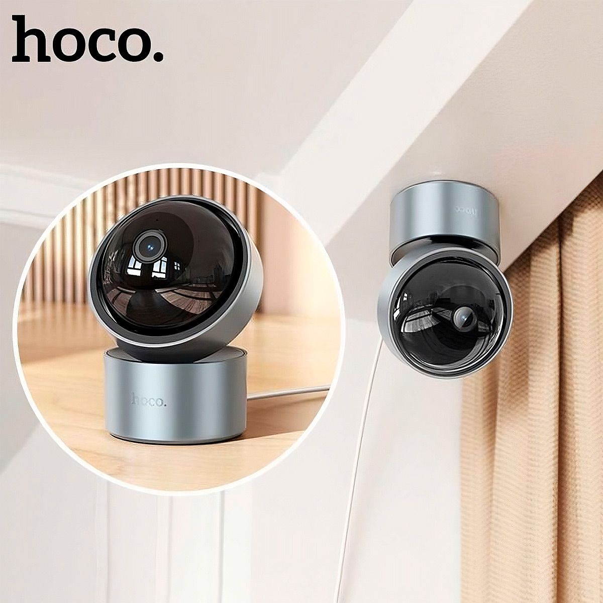 HOCO - Cámara Hoco D5 De PTZ Seguridad Inteligente Full Hd