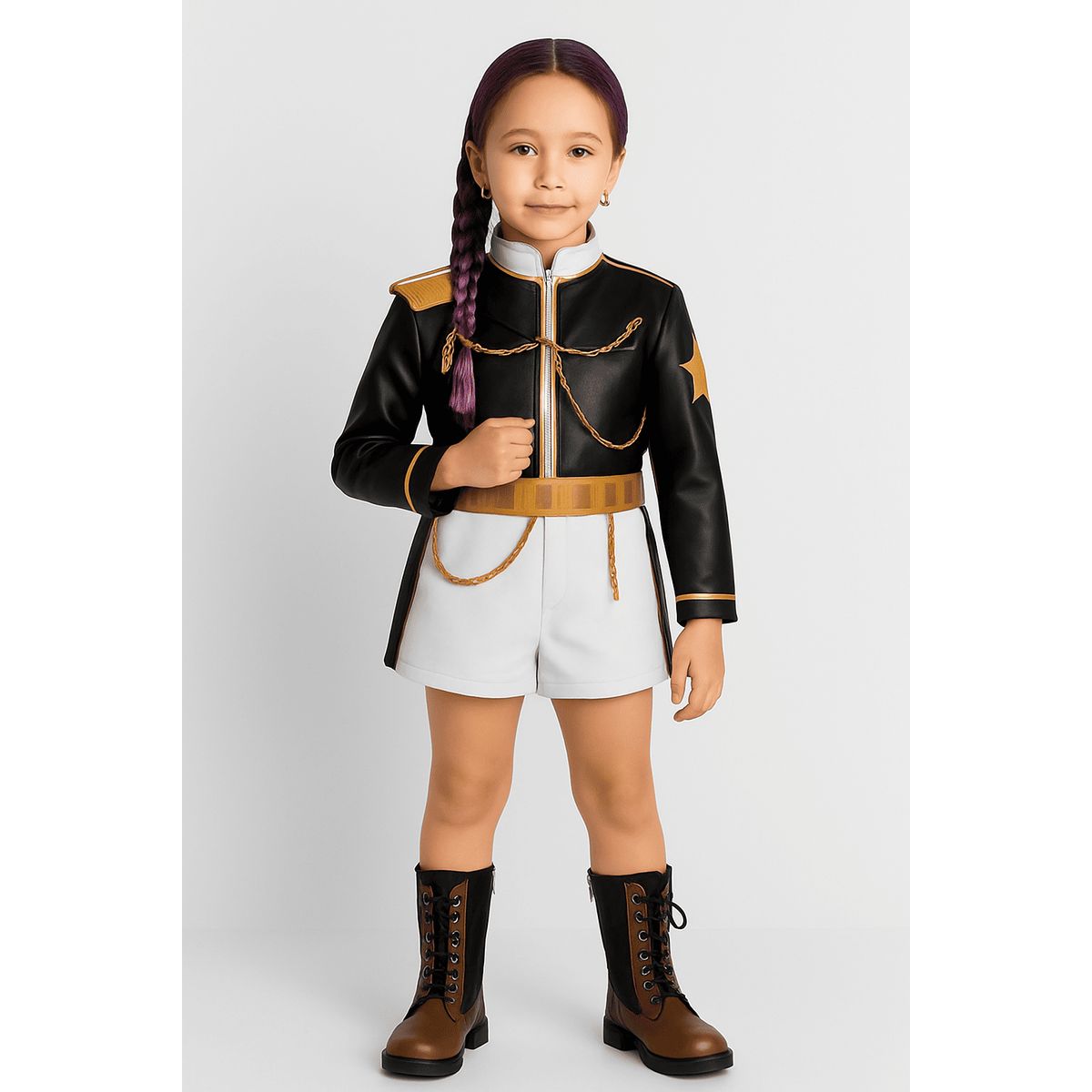 GENERICO - DISFRAZ GUERRERA K POP RUMI CONCIERTO PARA NIÑAS