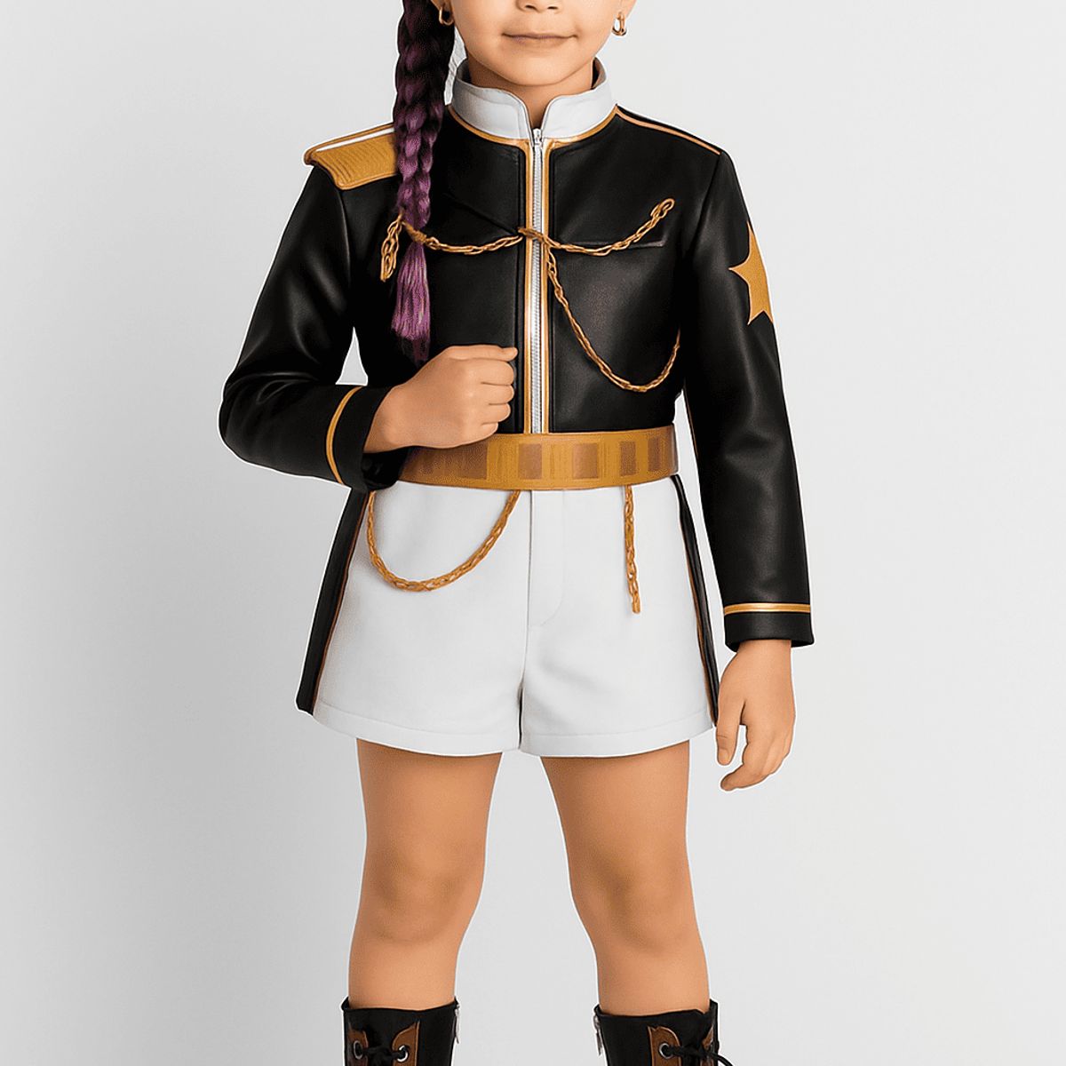 GENERICO - DISFRAZ GUERRERA K POP RUMI CONCIERTO PARA NIÑAS