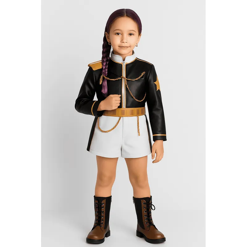 GENERICO - DISFRAZ GUERRERA K POP RUMI CONCIERTO PARA NIÑAS