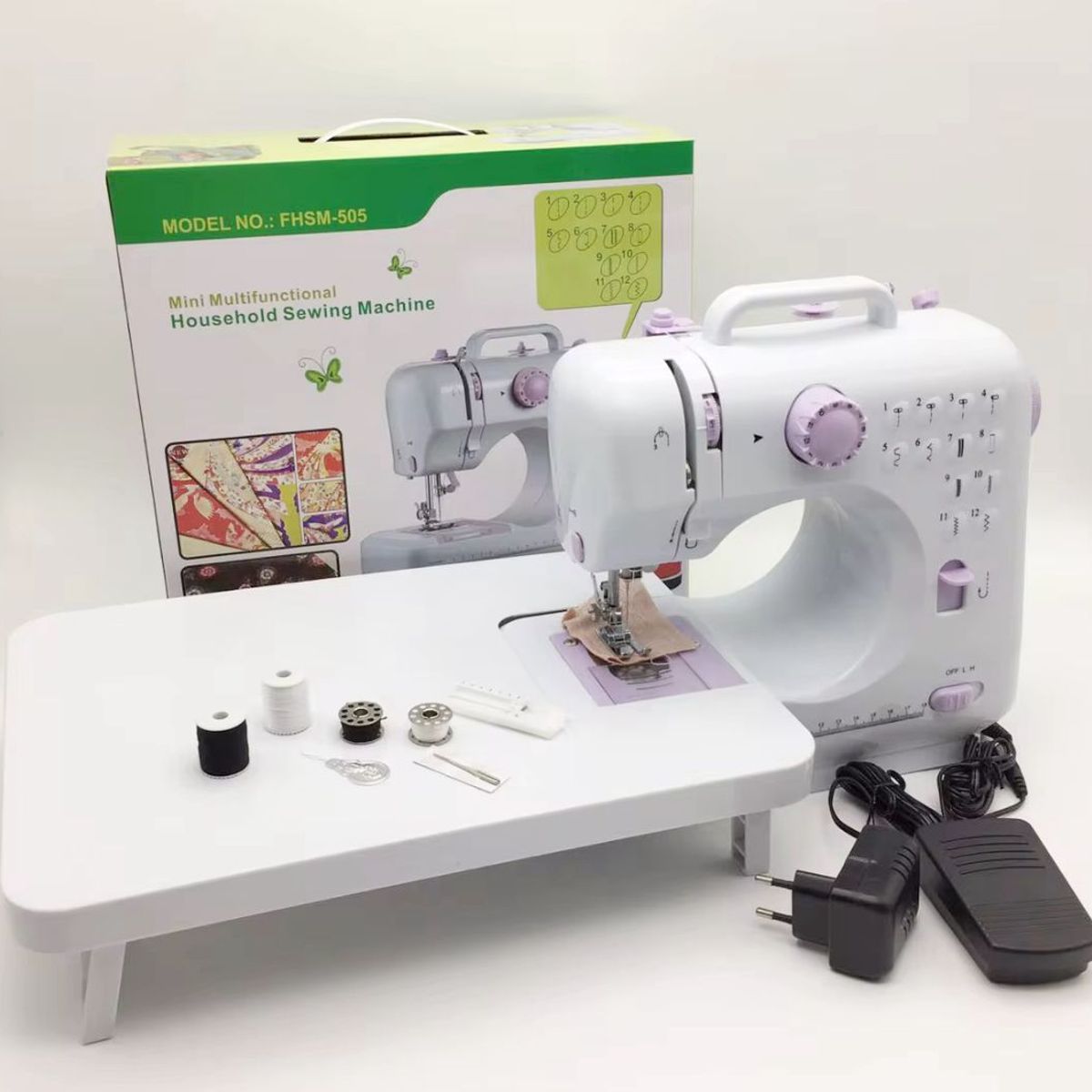 GENERICO - Maquina De Coser Con Mesa De Extension Multiusos Portable