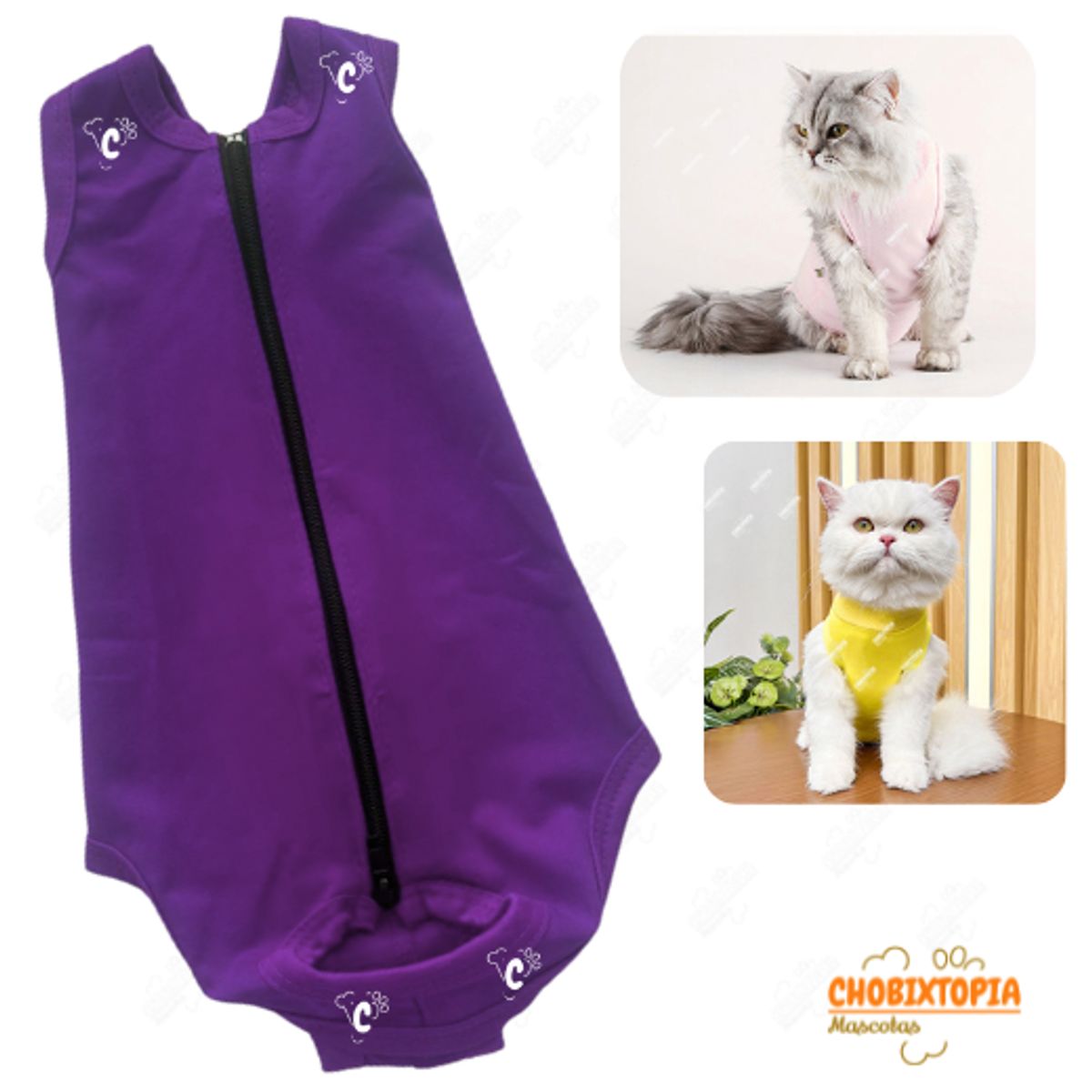 GENERICO - FAJA POST OPERATORIA MASCOTA-PERRA-GATA TALLA XXL-PURPURA