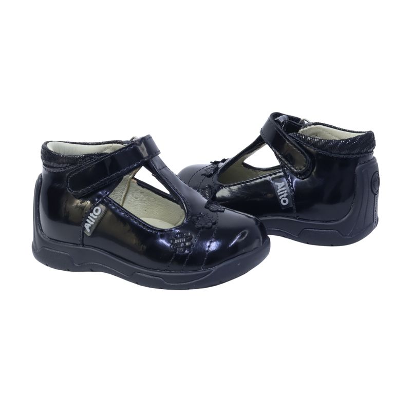 CALZADOS ALITO - Calzado pibe de cuero charol niña 01025