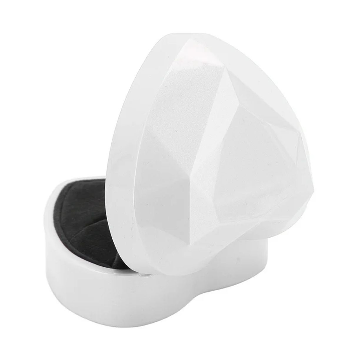 GENERICO - CAJA ANILLO DE COMPROMISO MATRIMONIO CON LUZ LED JOYERIA FINA