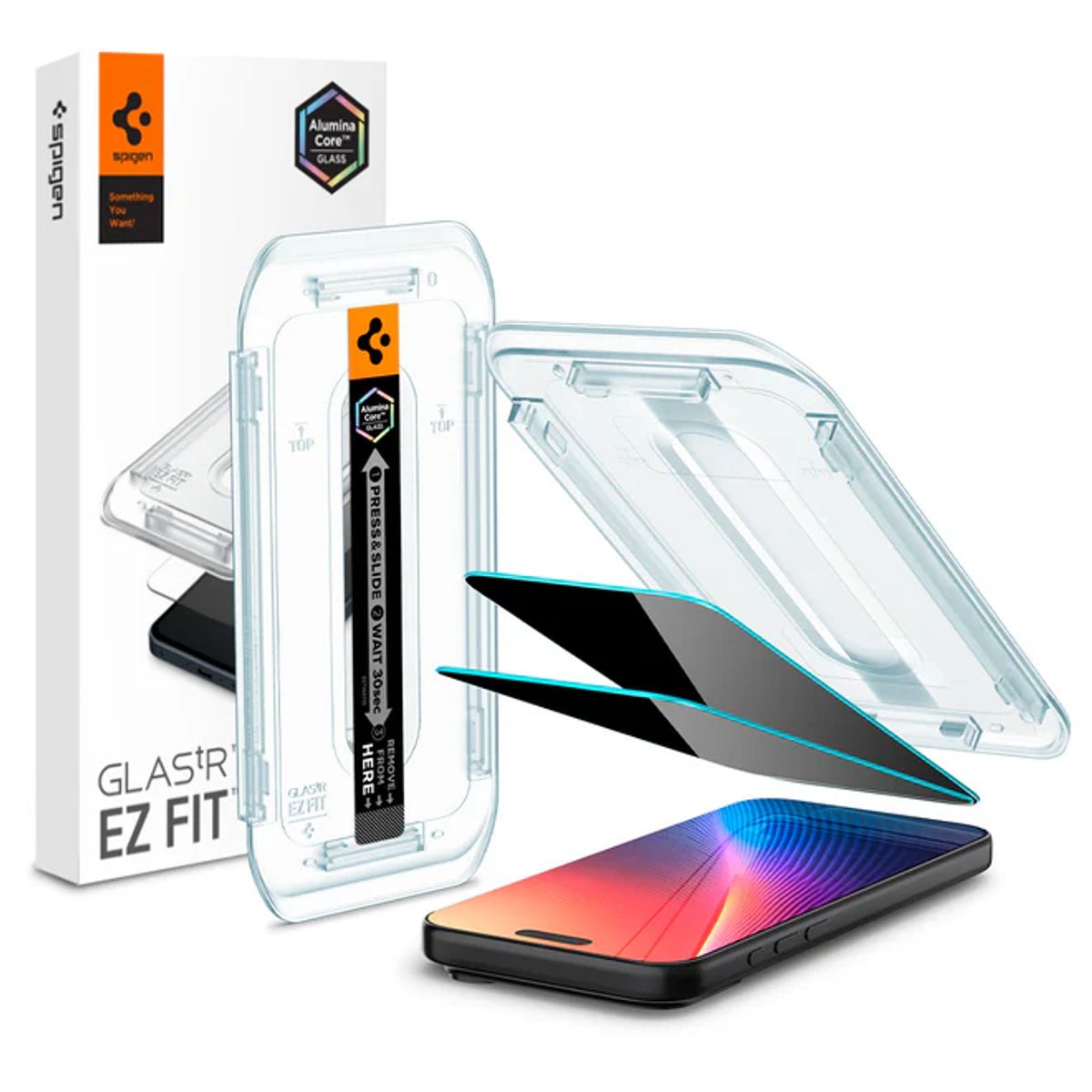 SPIGEN - Mica Vidrio iPhone 17 Pro Max Antiespia Spigen Premium 2UND