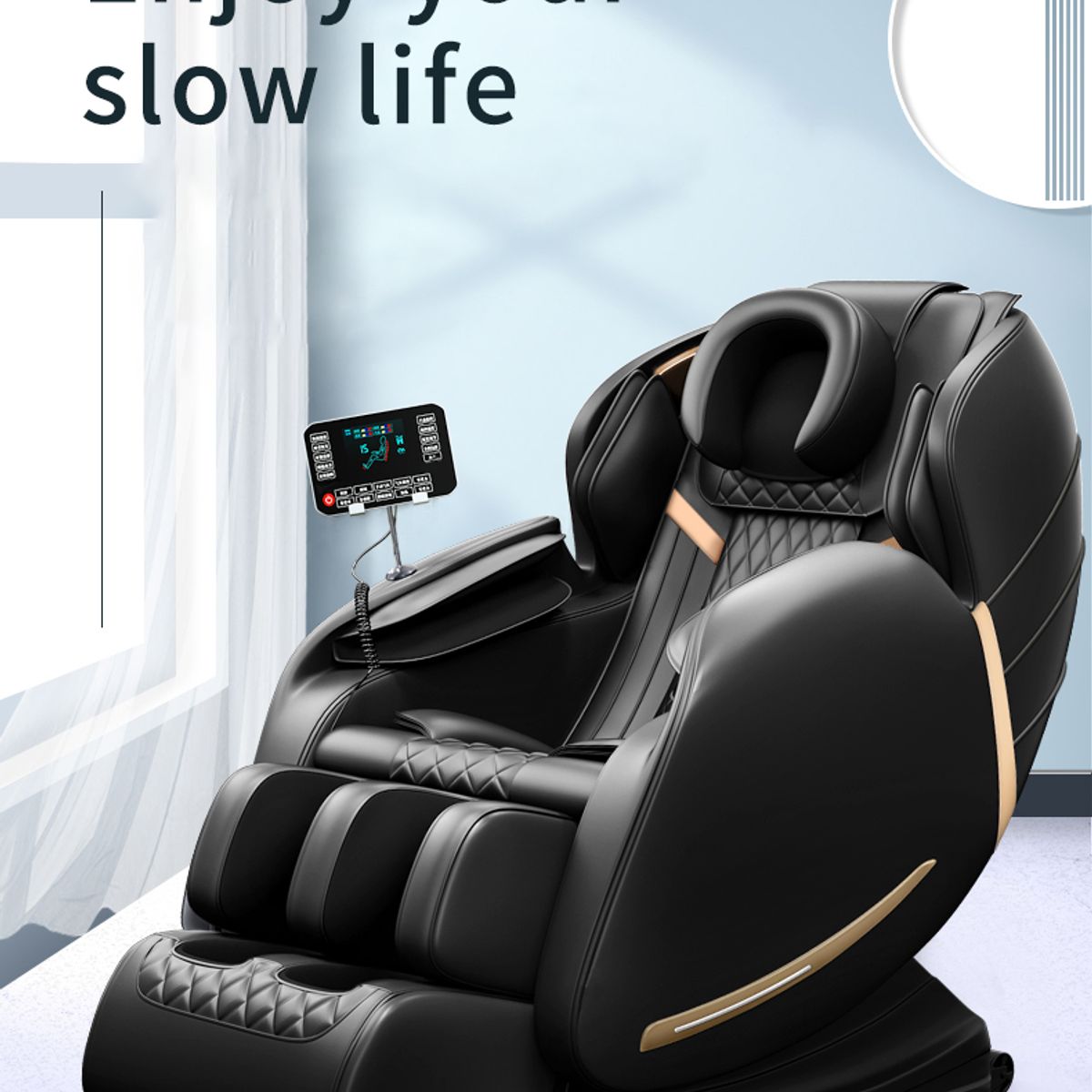 GENERICO - SILLON MASAJEADOR PREMIUM GRAVEDAD CERO MÚLTIPLES MODOS