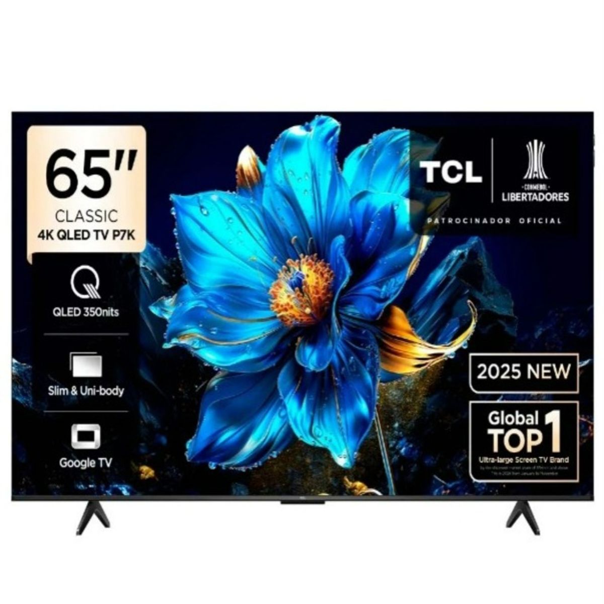 TCL - Televisor TCL QLED 65 UHD 4K Smart Tv 65P7K