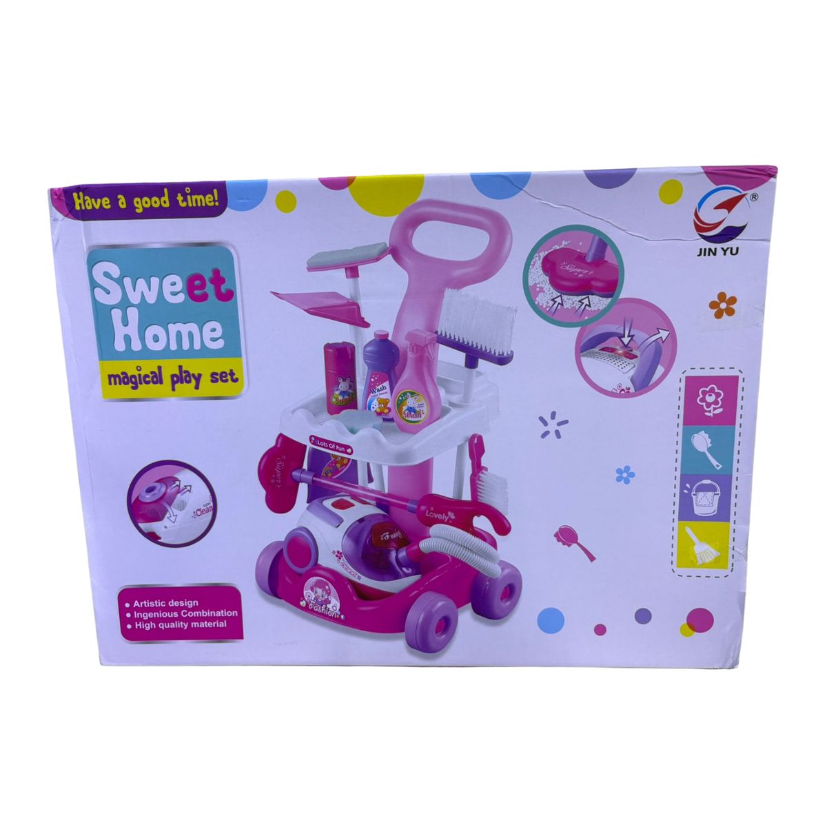 GENERICO - SET DE LIMPIEZA INFANTIL ROSA