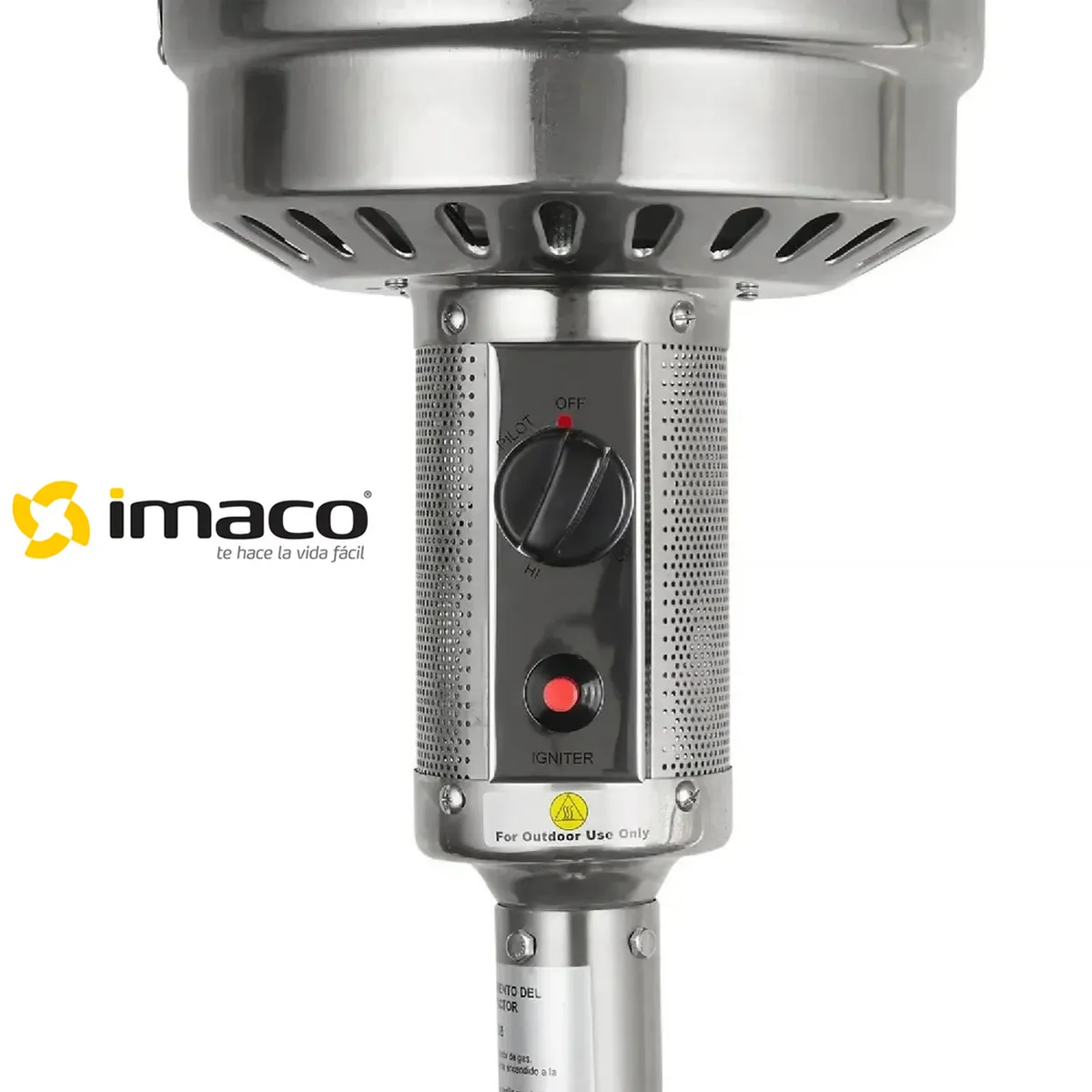 IMACO - Calentador De Patio a Gas PHS130 Acero Inox